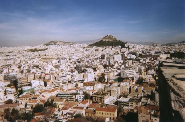 Athen von der Akropolis